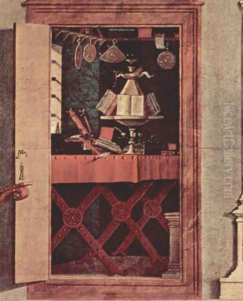 Vision of St Augustin (detail 3) Oil Painting by Vittore Carpaccio