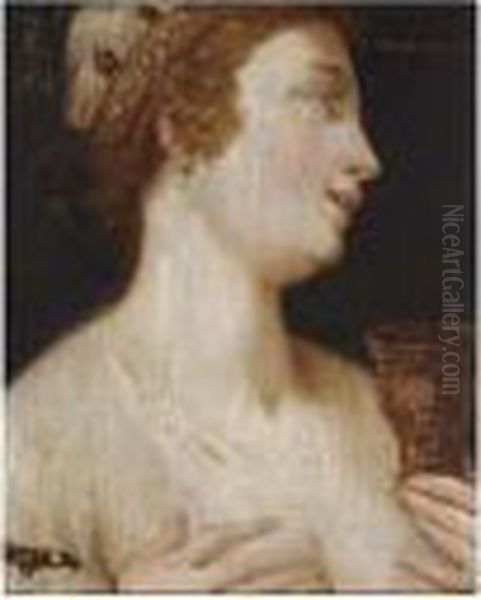 Sophonisba Oil Painting by Frans I Vriendt (Frans Floris)