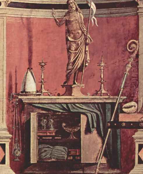 Vision of St Augustin (detail 9) Oil Painting by Vittore Carpaccio