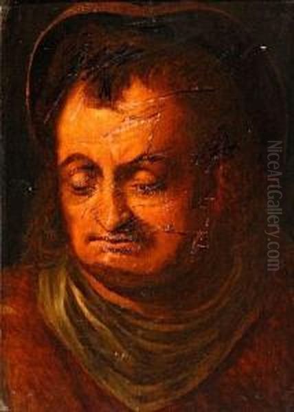 Busto Masculino Oil Painting by Frans I Vriendt (Frans Floris)