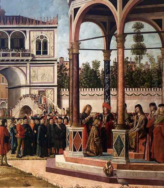 The Ambassadors Return to the English Court (detail 3) Oil Painting by Vittore Carpaccio