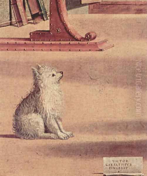 Vision of St Augustin (detail 11) Oil Painting by Vittore Carpaccio