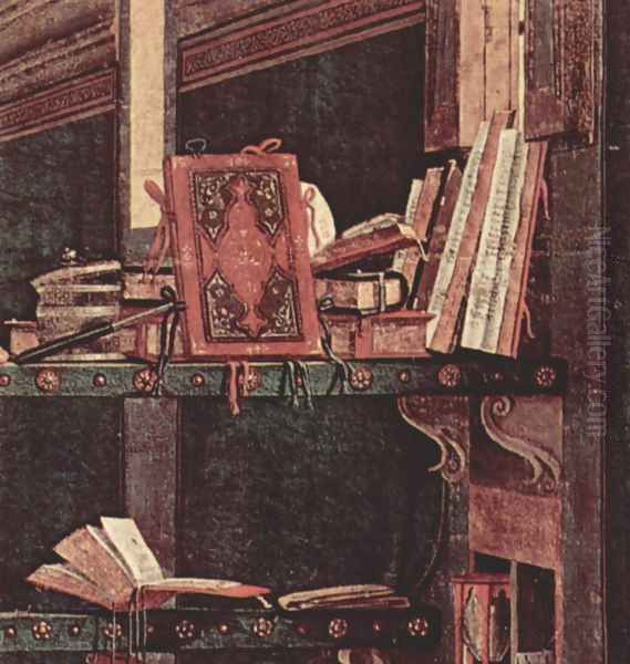 Vision of St Augustin (detail 6) Oil Painting by Vittore Carpaccio