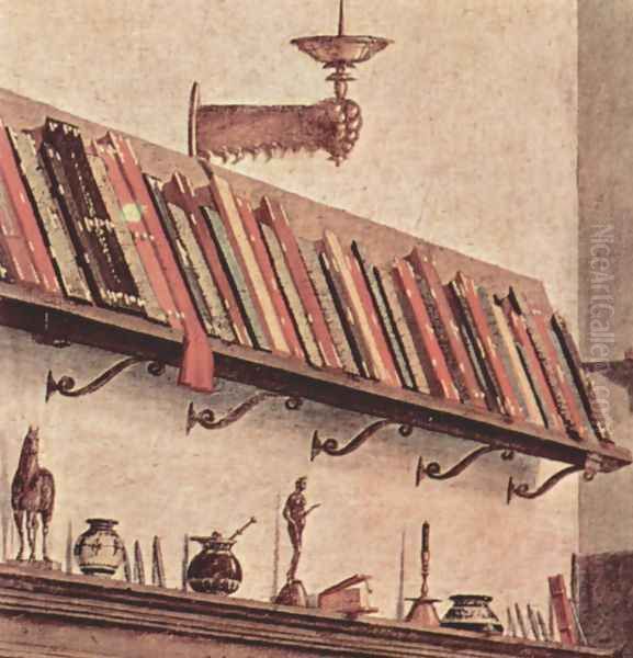 Vision of St Augustin (detail 5) Oil Painting by Vittore Carpaccio