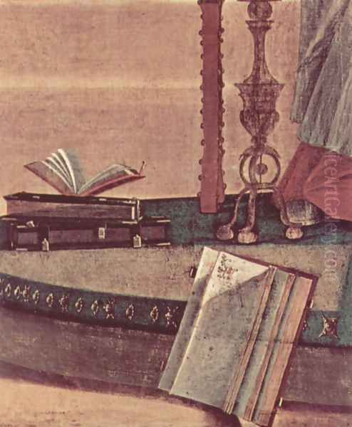 Vision of St Augustin (detail 10) Oil Painting by Vittore Carpaccio