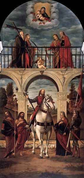 Glory of St Vitalis 2 Oil Painting by Vittore Carpaccio