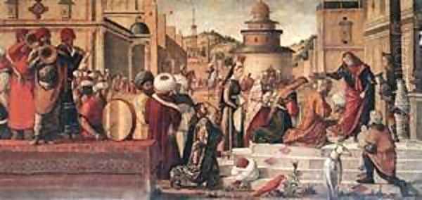 The Baptism of the Selenites Oil Painting by Vittore Carpaccio