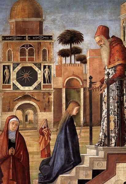 The Presentation of the Virgin (detail) Oil Painting by Vittore Carpaccio