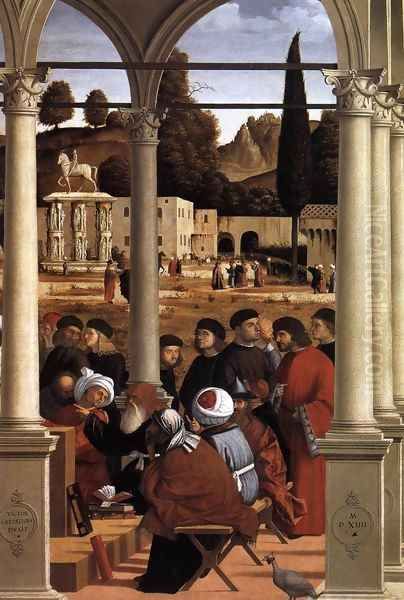 Disputation of St Stephen (detail) Oil Painting by Vittore Carpaccio