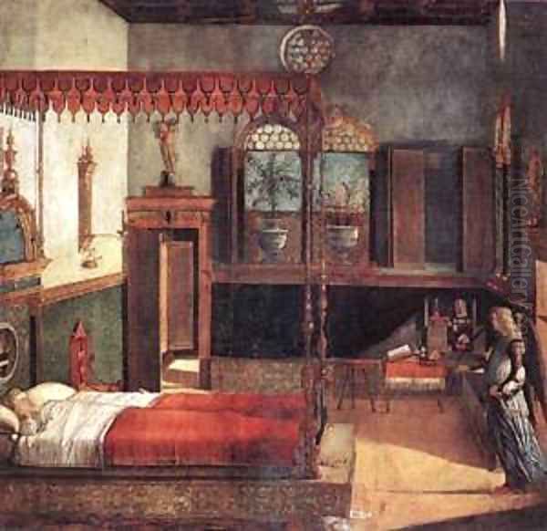 The Dream of St Ursula Oil Painting by Vittore Carpaccio