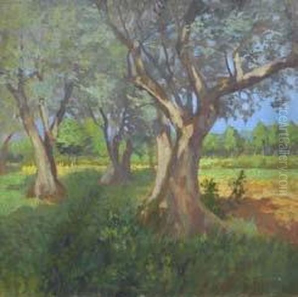 Oliveta Oil Painting by Ruggero Focardi