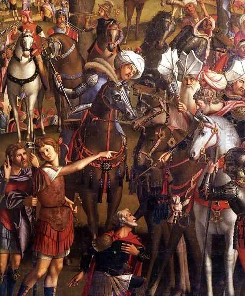 The Ten Thousand Martyrs on the Mount Ararat (detail) 2 Oil Painting by Vittore Carpaccio