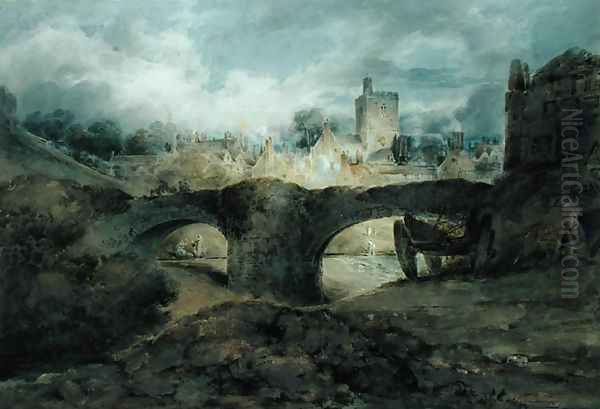 Brecknock, c.1801 Oil Painting by John Sell Cotman