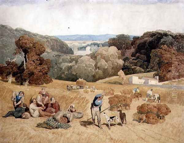 The Harvest Field, 1810 Oil Painting by John Sell Cotman