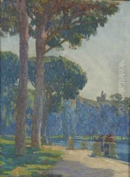 Villa Borghese Oil Painting by Constantin Font