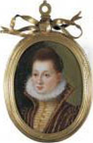 Portrait Of A Lady, Possibly A Member Of The Gonzaga Family Oil Painting by Lavinia Fontana