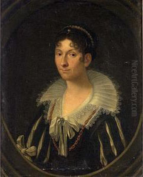 A Portrait Of A Lady Oil Painting by Lavinia Fontana