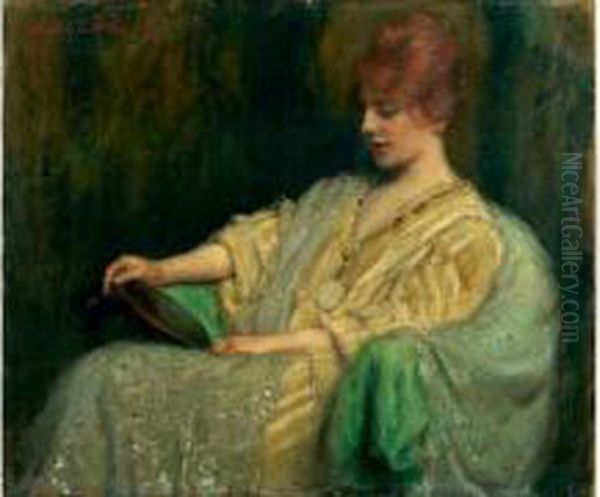 Elegante Assise Oil Painting by Charles Stuart Forbes