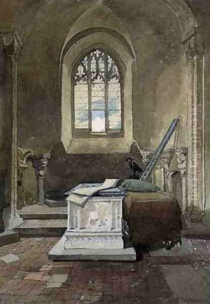 Jesus Chapel, Norwich Cathedral, c.1807 Oil Painting by John Sell Cotman