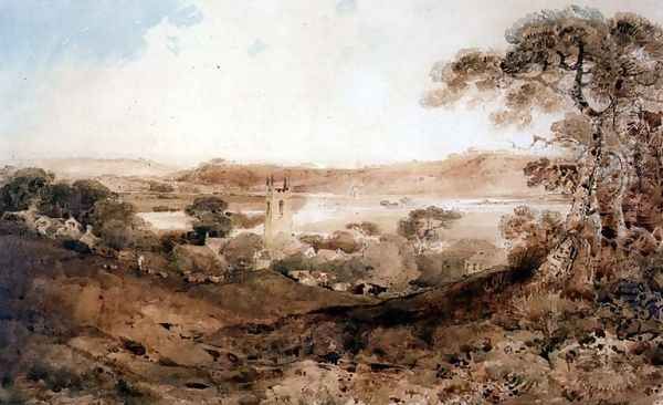 Kirkthorpe, Yorkshire, 1804 Oil Painting by John Sell Cotman