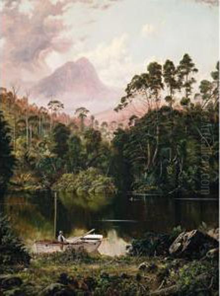 Mount Wellington Oil Painting by H. Forrest