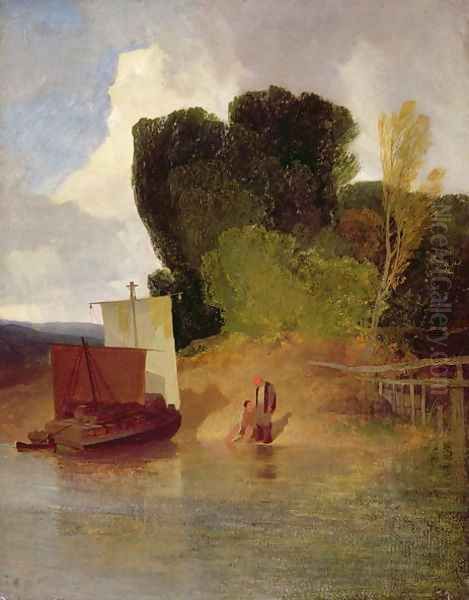 On the River Yare Oil Painting by John Sell Cotman