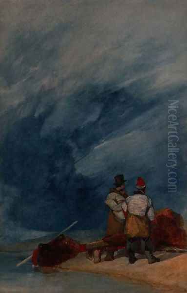 Stormy Weather, c.1831-3 Oil Painting by John Sell Cotman