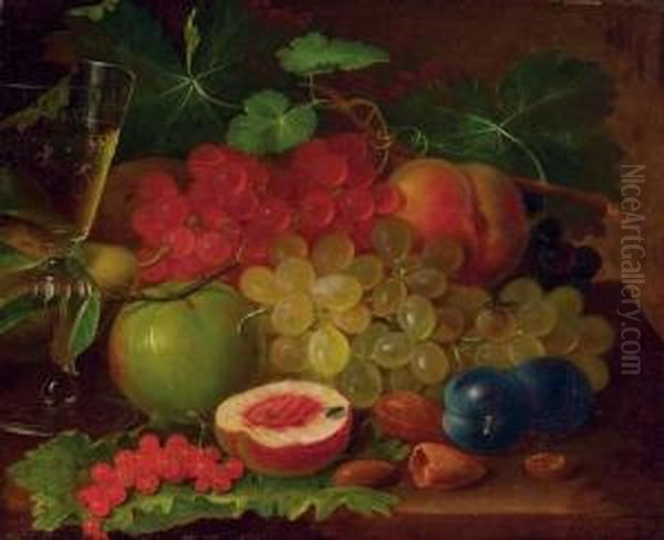 Still Life With Fruit Oil Painting by George Forster