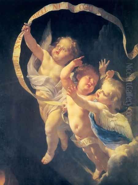 Cherubs Oil Painting by Philippe de Champaigne