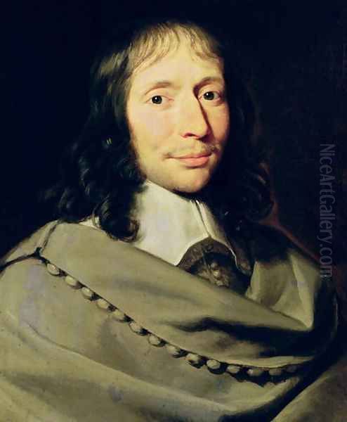 Blaise Pascal (1623-62) Oil Painting by Philippe de Champaigne