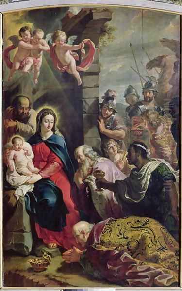 Adoration of the Magi Oil Painting by Philippe de Champaigne