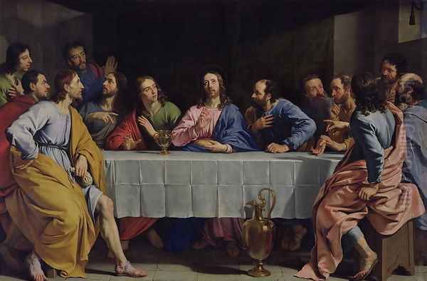 The Last Supper, 1648 Oil Painting by Philippe de Champaigne