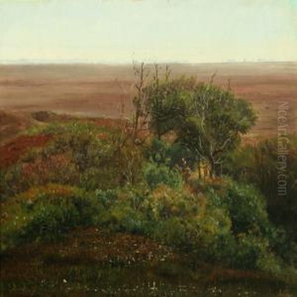 Moor Landscape Oil Painting by Harald Foss