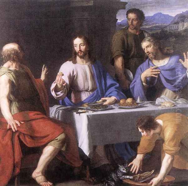 The Supper at Emmaus Oil Painting by Philippe de Champaigne