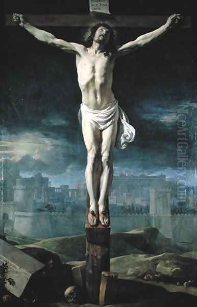 Christ on the Cross, before 1650 Oil Painting by Philippe de Champaigne