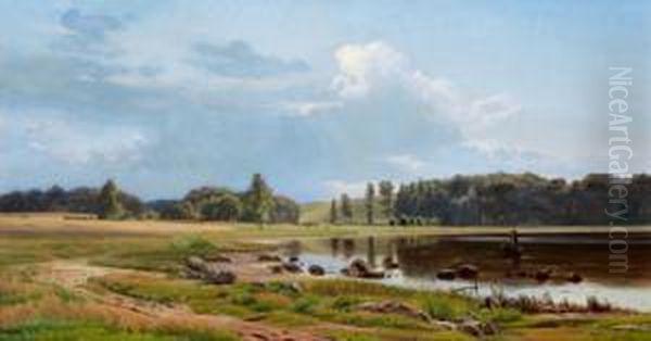 Ein Sommertag Oil Painting by Harald Foss