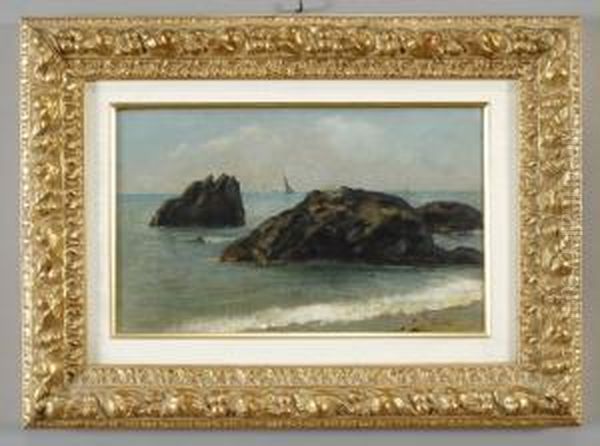 Mare A Spezia Oil Painting by Agostino Fossati