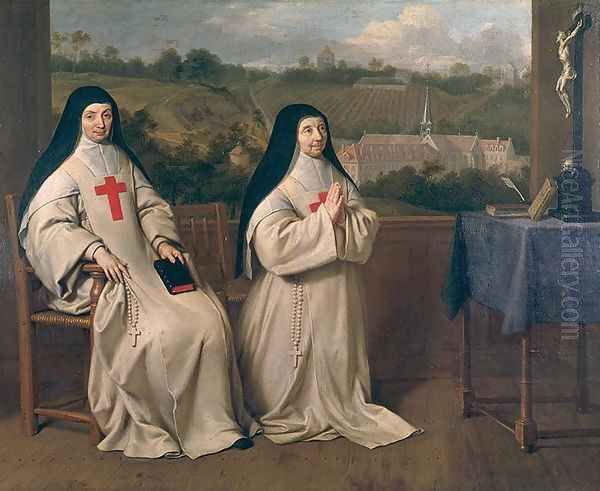 Two Nuns Oil Painting by Philippe de Champaigne