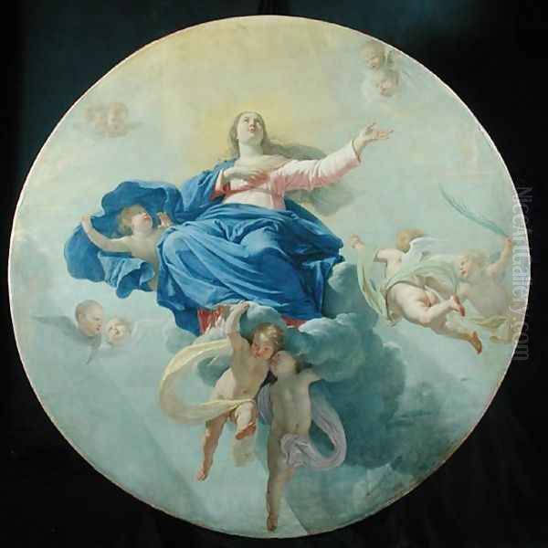 The Assumption of the Virgin, c.1656 Oil Painting by Philippe de Champaigne