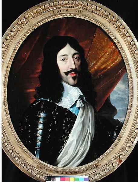 Portrait of Louis XIII (1601-43) after 1610 Oil Painting by Philippe de Champaigne