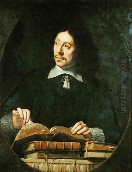 Portrait presumed to be Etienne Delafons, 1648 Oil Painting by Philippe de Champaigne