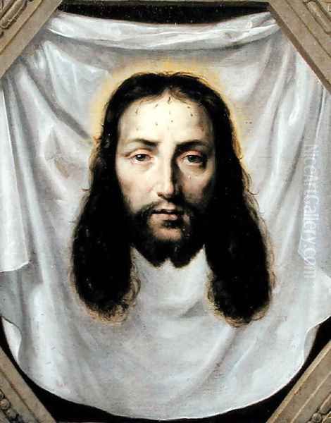 The Shroud of St. Veronica Oil Painting by Philippe de Champaigne