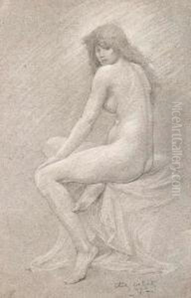 Study For Lilith Oil Painting by Robert Fowler