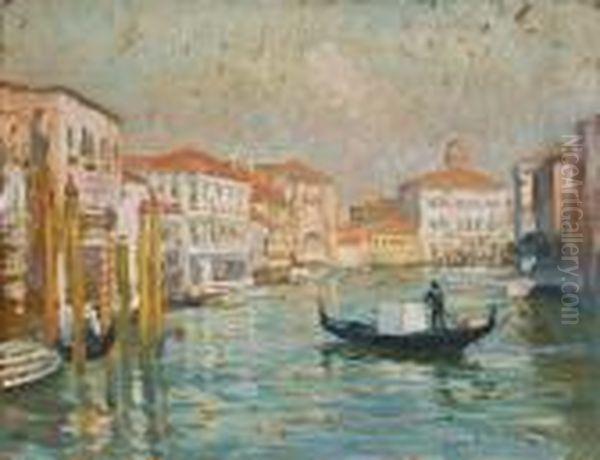 Venice Oil Painting by Emanuel Phillips Fox