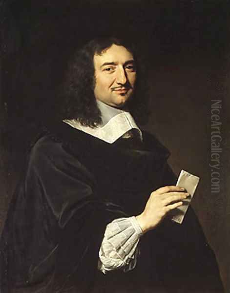 Jean Baptiste Colbert 1655 Oil Painting by Philippe de Champaigne