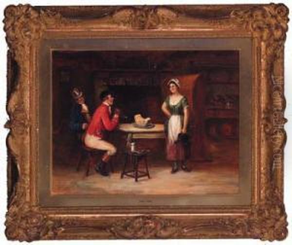 A Good Piece Of Cheese Oil Painting by George Fox