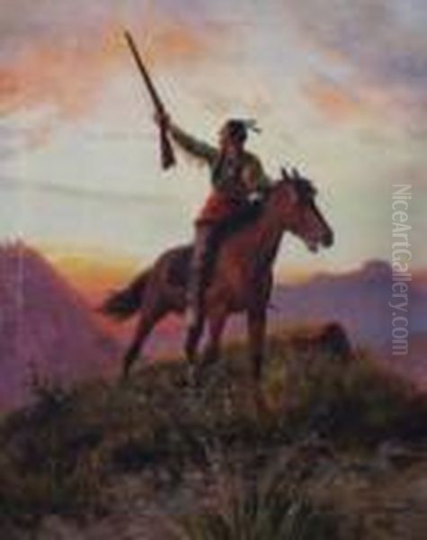 The Scout Oil Painting by Robert Atkinson Fox