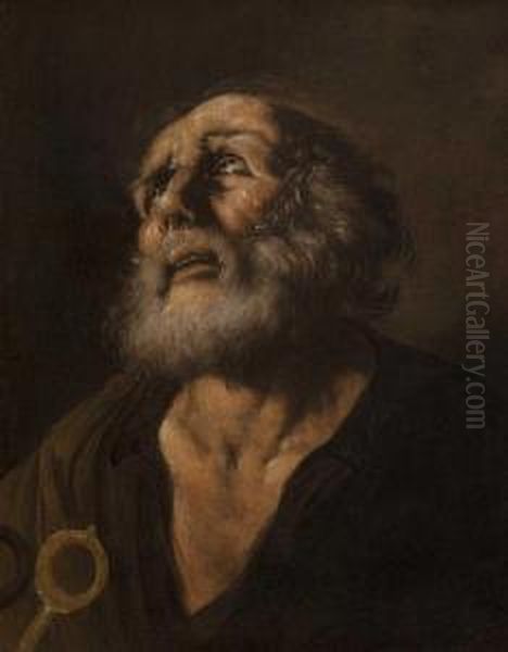 San Pietro Oil Painting by Francesco Fracanzano