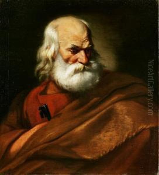 San Pietro Oil Painting by Francesco Fracanzano