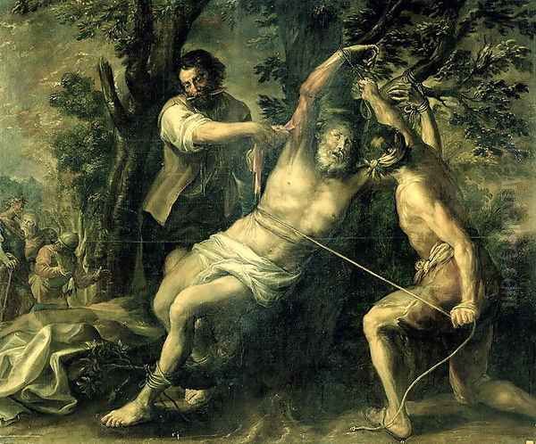 The Martyrdom of St. Bartholomew Oil Painting by Francisco Camilo